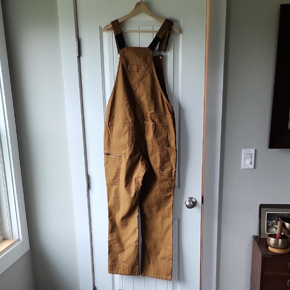 Dovetail Brown Canvas Overalls - Picture 3 of 7